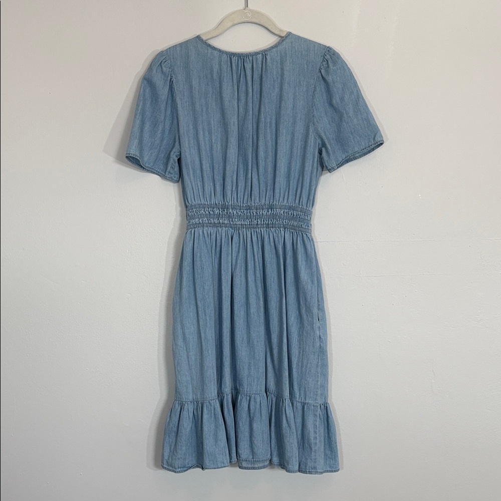 DownEast Denim Dress With Pockets - Picture 3 of 10